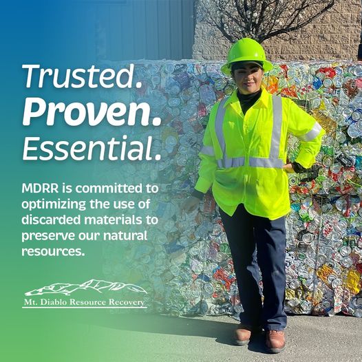 MRRR Employee in safety vest with caption about being trusted + proven + essential